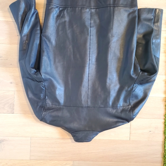 Custom Men's Leather Racer Jacket - Picture 4 of 4